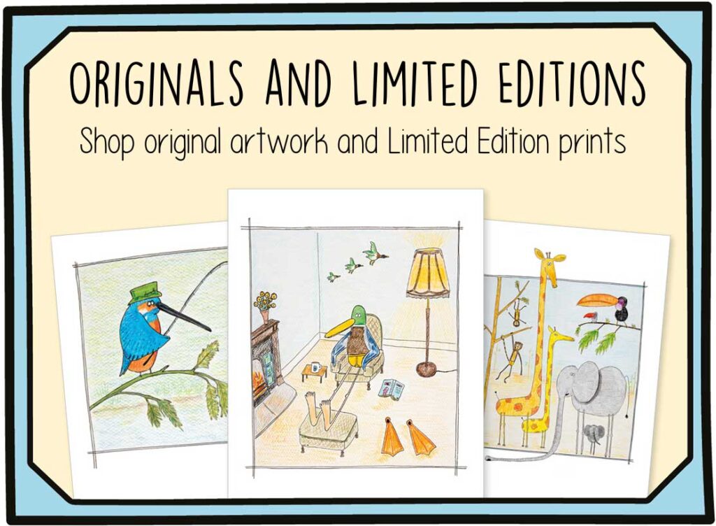 Originals & Limited Editions: Shop original artwork and Limited Edition prints!