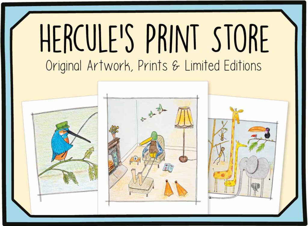 Hercule's Print Store - Original artwork, prints and limited editions!