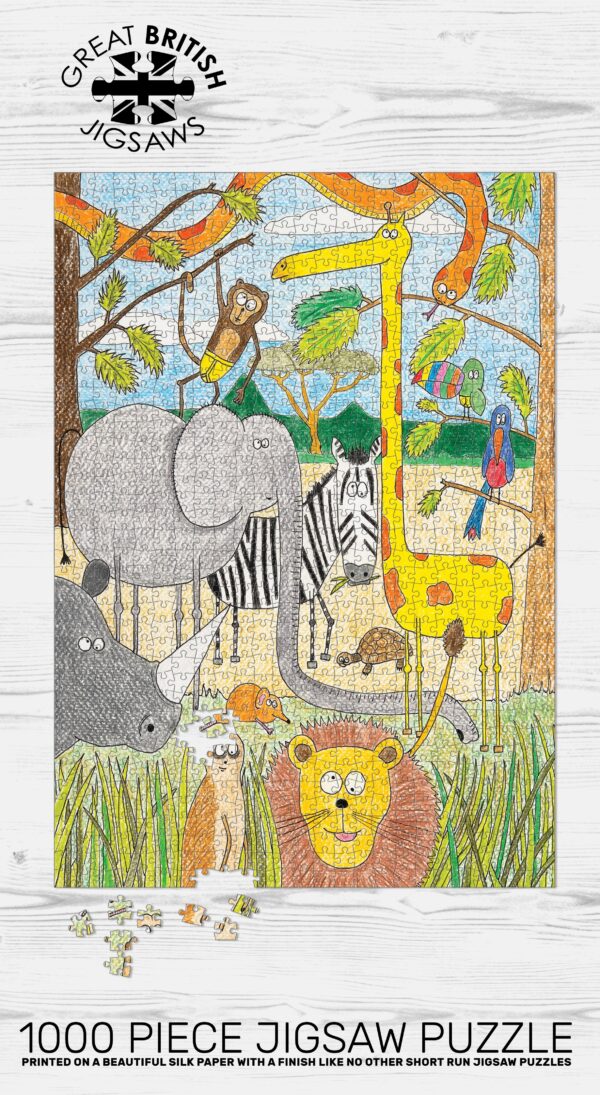 'Hercule's Safari' Jigsaw - Image 2