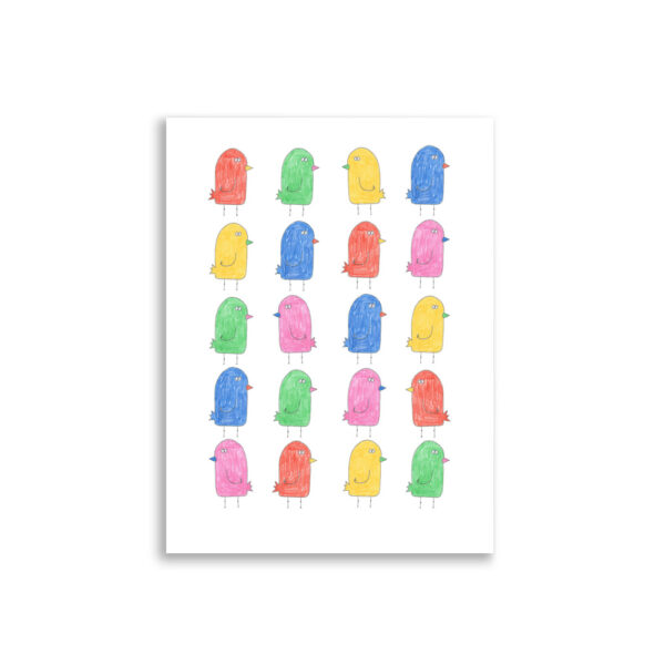 'Colourful Birds' <br/> Limited Edition Print<br>