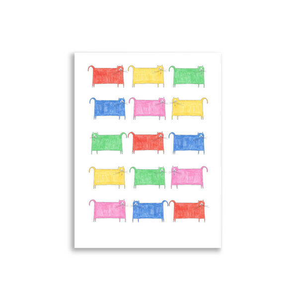 'Colourful Cats' <br/> Limited Edition Print<br>